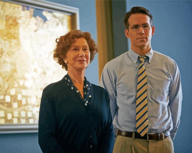 Woman In Gold Characters paint by numbers