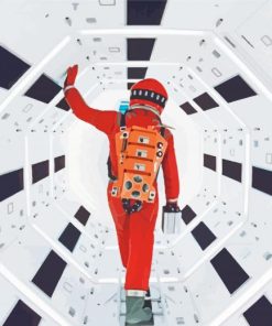 A Space Odyssey Movie paint by numbers