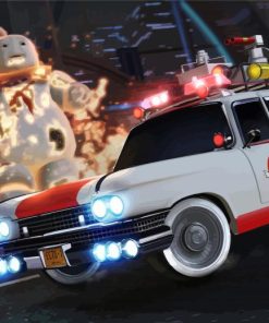 Ecto 1 Ghostbusters Car paint by numbers