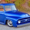 Blue 53 Ford Truck paint by numbers