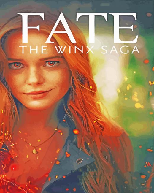 Fate The Winx Movie Posterpaint by numbers