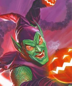 Green Goblin Art paint by numbers