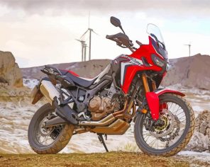 Honda Africa Twin Off Road paint by numbers
