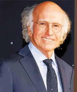 Larry David paint by numbers