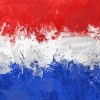Netherlands Flag Art paint by numbers