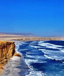 Peru Ocean Coast paint by numbers