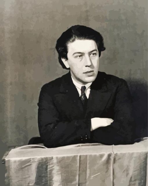The Poet Andre Breton paint by numbers