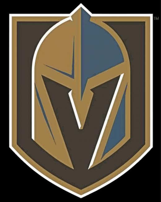 Vegas Golden Knights Logo paint by numbers