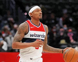 Washington Wizards Basketball Player paint by numbers