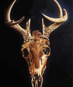 Aesthetic Deer Skulls paint by numbers