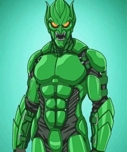 Green Goblin Anime paint by numbers