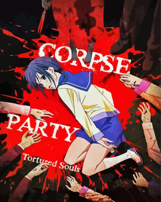 Corpse Party Tortured Souls paint by numbers