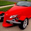 Red Plymouth Prowler Car paint by numbers