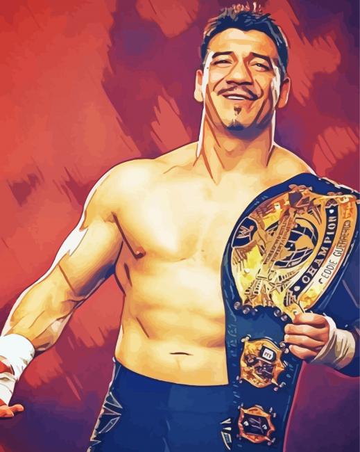 The Wrestler Eddie Guerrero paint by numbers