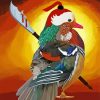 Colorful Warrior Duck Paint By Numbers
