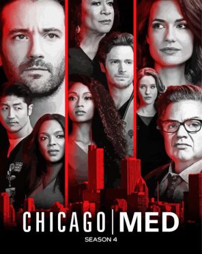 Chicago Med Tv Series Poster Paint By Number