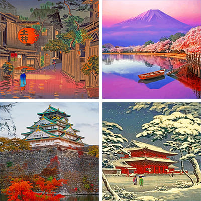 japan paint by numbers 
