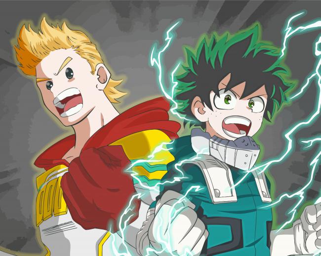 Lemillion And Deku Paint By Number