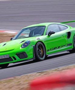 Green Porsche Gt3 Rs Paint By Number