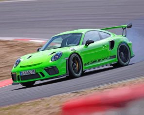 Green Porsche Gt3 Rs Paint By Number