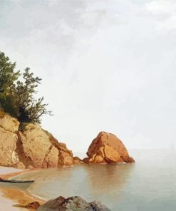 Beach At Beverly By John Frederick Kensett Paint By Number