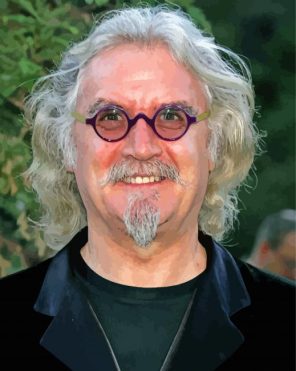 Billy Connolly With Glasses Paint By Number