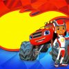 Blaze And The Monster Machines Movie Art Paint By Number