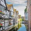 Canterbury Canal And Buildings Paint By Number