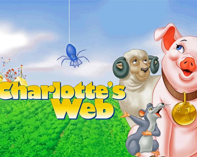 Charlottes Web Animated Movie Paint By Number