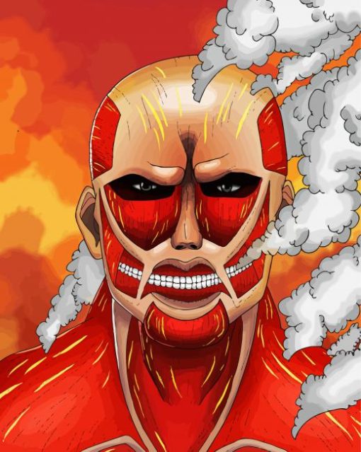 Colossal Titan Bertholdt Art Paint By Number