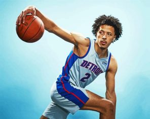 Detroit Pistons Cade Cunningham Paint By Number