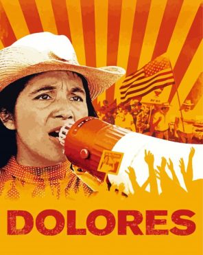 Dolores Huerta Poster Paint By Number