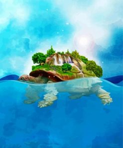 Fantasy Aldabra Tortoise Paint By Number