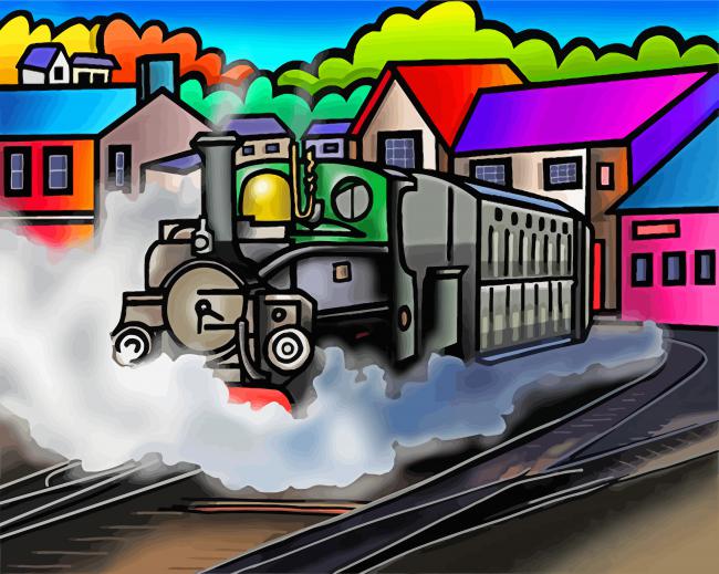 Ffestiniog Railway Art Paint By Number