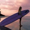 Girl And Surfboard Paint By Number