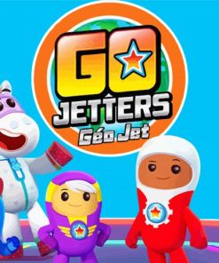 Go Jetters Animation Poster Paint By Number