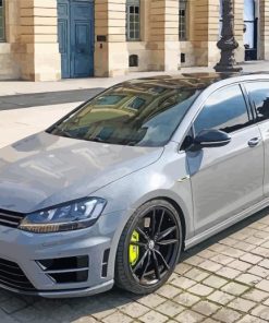 Grey VW Mk7 Golf Car Paint By Number