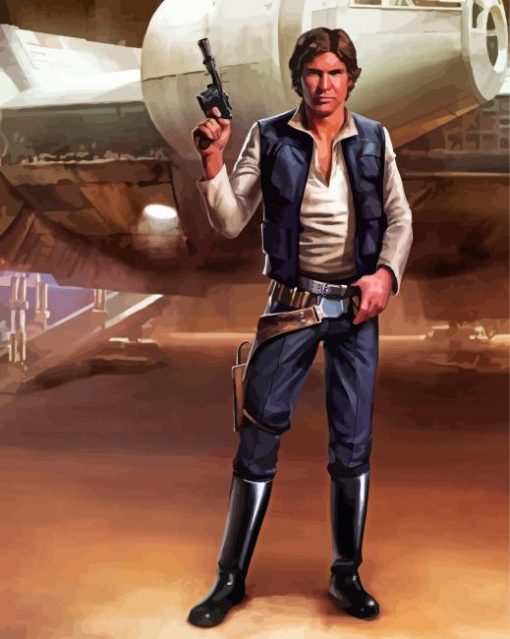 Han Solo The Smuggler Paint By Number