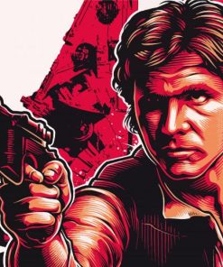 Han Solo Art Paint By Number