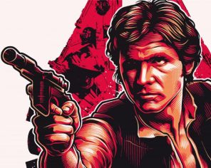 Han Solo Art Paint By Number