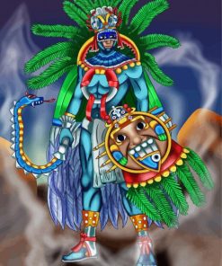 Huitzilopochtli Art Paint By Number