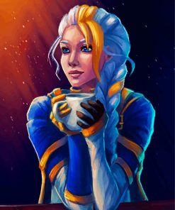 Jaina Lady Proudmoore Warcraft Paint By Number