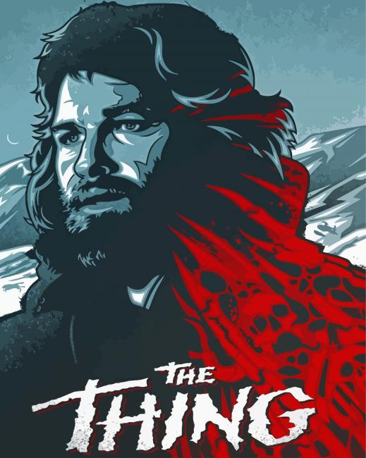 John Carpenter The Thing Horror Movie Paint By Number