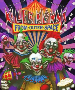 Killer Klowns From Outer Space Poster Paint By Number