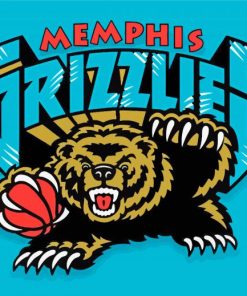 Memphis Grizzlies Paint By Number