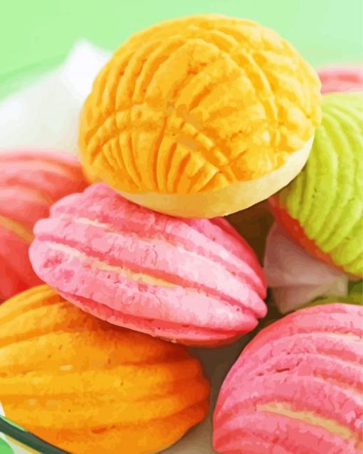 Mexican Pan Dulce Paint By Number