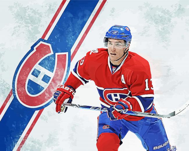 Michael Cammaler Montreal Canadiens Hockey Paint By Number