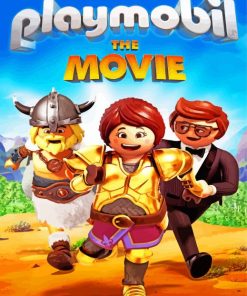 Playmobil The Movie Poster Paint By Number