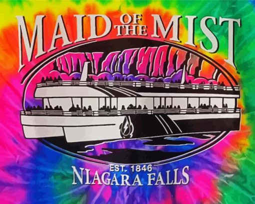 Maid Of The Mist Tour Poster Paint By Number