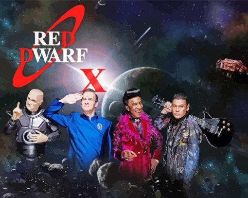 Red Dwarf Poster Paint By Number